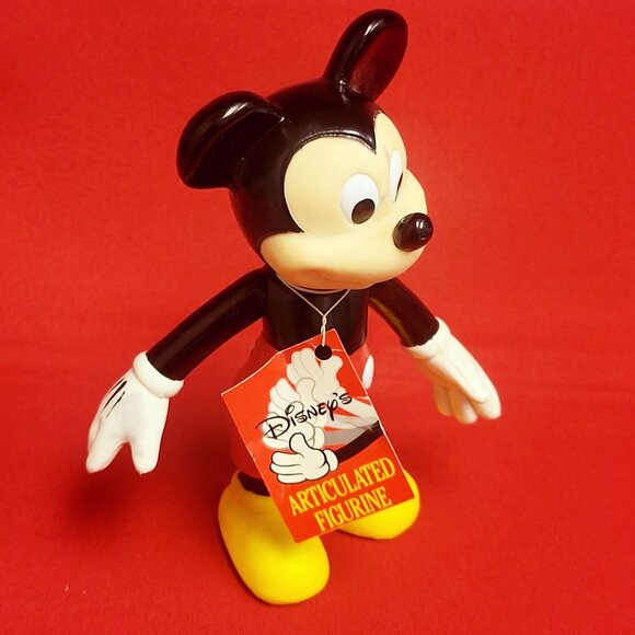 Vintage Disney Articulated Micky Mouse Figurine - Picture 15 of 16